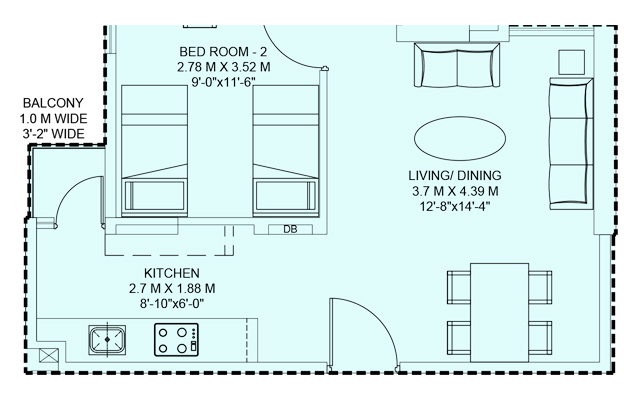 2BHK